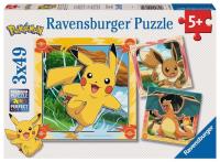 Opakowanie Puzzle 3x49 Pokemon