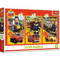 Opakowanie Puzzle 3x50 Ekipa z remizy TREFL