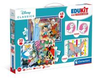 Opakowanie Puzzle 48 + 36 + Memo + 6 klocków Edukit Disney