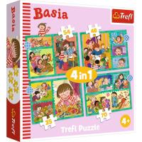 Opakowanie Puzzle 4w1 Przygody Basi TREFL