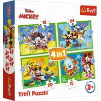 Opakowanie Puzzle 4w1 Wśród przyjaciół TREFL