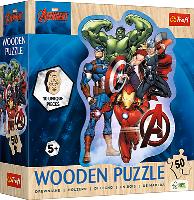 Opakowanie Puzzle 50 konturowe Przygody Avengers TREFL