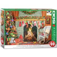 Opakowanie Puzzle 500 Christmas by the Fireplace 6500-5502