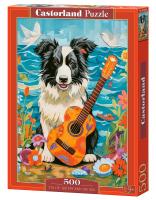 Puzzle 500 Collie, Guitar and the Sea CASTOR. Wydawca: Castorland. SmakLiter.pl Opakowanie Puzzle 500 Collie, Guitar and the Sea CASTOR