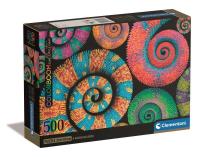 Puzzle 500 Compact Curly Tails. Wydawca: Clementoni. SmakLiter.pl Opakowanie Puzzle 500 Compact Curly Tails