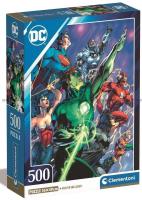 Puzzle 500 Compact Dc Comics Justice League. Wydawca: Clementoni. SmakLiter.pl Opakowanie Puzzle 500 Compact Dc Comics Justice League