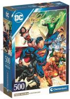Puzzle 500 Compact Dc Comics Justice League. Wydawca: Clementoni. SmakLiter.pl Opakowanie Puzzle 500 Compact Dc Comics Justice League