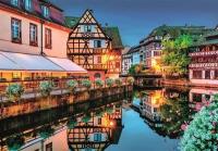 Puzzle 500 Compact Strasbourg old town. Wydawca: Clementoni. SmakLiter.pl Opakowanie Puzzle 500 Compact Strasbourg old town