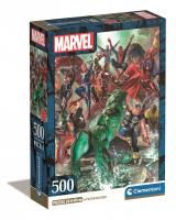 Puzzle 500 Compact The Avengers. Wydawca: Clementoni. SmakLiter.pl Opakowanie Puzzle 500 Compact The Avengers