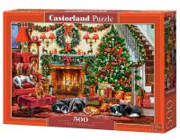 Puzzle 500 Cozy Fireplace. Wydawca: Castorland. SmakLiter.pl Opakowanie Puzzle 500 Cozy Fireplace