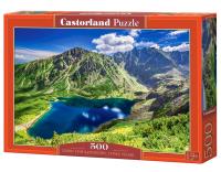 Puzzle 500 Czarny Staw Gąsienicowy Tatras CASTOR. Wydawca: Castorland. SmakLiter.pl Opakowanie Puzzle 500 Czarny Staw Gąsienicowy Tatras CASTOR