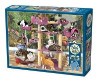 Puzzle 500 Drapak dla kota G3. Wydawca: Cobble Hill. SmakLiter.pl Opakowanie Puzzle 500 Drapak dla kota G3