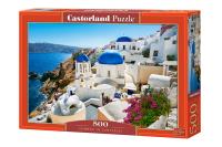 Puzzle 500 el. B-53575 Summer in Santorini. Wydawca: Castorland. SmakLiter.pl Opakowanie Puzzle 500 el. B-53575 Summer in Santorini