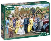 Puzzle 500 Falcon Ślub G3. Wydawca: Jumbo. SmakLiter.pl Opakowanie Puzzle 500 Falcon Ślub G3