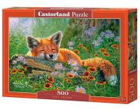 Puzzle 500 Foxy Dreams CASTOR. Wydawca: Castorland. SmakLiter.pl Opakowanie Puzzle 500 Foxy Dreams CASTOR