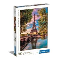 Puzzle 500 HQ Along the Seine. Wydawca: Clementoni. SmakLiter.pl Opakowanie Puzzle 500 HQ Along the Seine