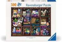 Puzzle 500 Koci Raj. Wydawca: Ravensburger. SmakLiter.pl Opakowanie Puzzle 500 Koci Raj