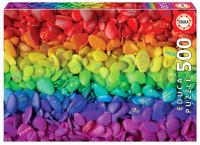 Puzzle 500 Kolorowe kamienie G3. Wydawca: Educa. SmakLiter.pl Opakowanie Puzzle 500 Kolorowe kamienie G3