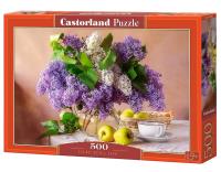 Puzzle 500 Lilac Still Life. Wydawca: Castorland. SmakLiter.pl Opakowanie Puzzle 500 Lilac Still Life