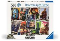 Puzzle 500 Mandalorian. Wydawca: Ravensburger. SmakLiter.pl Opakowanie Puzzle 500 Mandalorian
