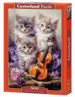 Puzzle 500 Musical Kittens CASTOR. Wydawca: Castorland. SmakLiter.pl Opakowanie Puzzle 500 Musical Kittens CASTOR