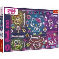 Puzzle 500 Neon Hello Kitty TREFL. Wydawca: Trefl. SmakLiter.pl Opakowanie Puzzle 500 Neon Hello Kitty TREFL