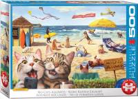 Puzzle 500 No cats allowed by Lucia Heffe 6500-5879. Wydawca: Eurographics. SmakLiter.pl Opakowanie Puzzle 500 No cats allowed by Lucia Heffe 6500-5879