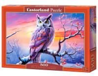 Puzzle 500 Owl's Perfect Evening CASTOR. Wydawca: Castorland. SmakLiter.pl Opakowanie Puzzle 500 Owl's Perfect Evening CASTOR