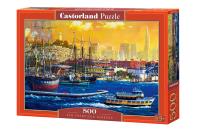 Puzzle 500 Port w San Francisco CASTOR. Wydawca: Castorland. SmakLiter.pl Opakowanie Puzzle 500 Port w San Francisco CASTOR