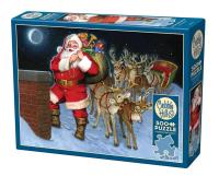 Puzzle 500 Przez komin, pod choinkę G3. Wydawca: Cobble Hill. SmakLiter.pl Opakowanie Puzzle 500 Przez komin, pod choinkę G3