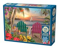 Puzzle 500 Rajska wyspa G3. Wydawca: Cobble Hill. SmakLiter.pl Opakowanie Puzzle 500 Rajska wyspa G3