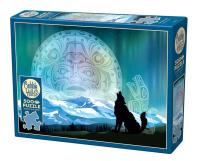 Puzzle 500 Samotny wilk G3. Wydawca: Cobble Hill. SmakLiter.pl Opakowanie Puzzle 500 Samotny wilk G3