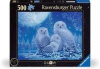 Puzzle 500 świecące - Sowy. Wydawca: Ravensburger. SmakLiter.pl Opakowanie Puzzle 500 świecące - Sowy