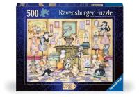 Puzzle 500 Szalone koty. Wydawca: Ravensburger. SmakLiter.pl Opakowanie Puzzle 500 Szalone koty