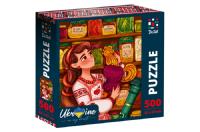 Puzzle 500 Ukrainka z kogutem DT500-06. Wydawca: De.tail. SmakLiter.pl Opakowanie Puzzle 500 Ukrainka z kogutem DT500-06