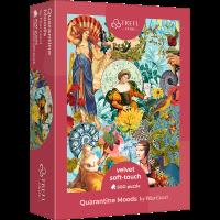 Opakowanie Puzzle 500 Velvet Soft Touch Quarantine Moods by Pilar Cucci