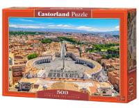 Puzzle 500 View from the Vatican CASTOR. Wydawca: Castorland. SmakLiter.pl Opakowanie Puzzle 500 View from the Vatican CASTOR