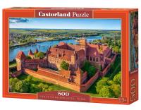 Puzzle 500 View of The Malbork Castle CASTOR. Wydawca: Castorland. SmakLiter.pl Opakowanie Puzzle 500 View of The Malbork Castle CASTOR