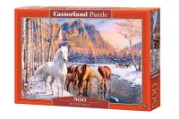 Puzzle 500 Winter Melt CASTOR. Wydawca: Castorland. SmakLiter.pl Opakowanie Puzzle 500 Winter Melt CASTOR