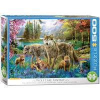 Puzzle 500 Wolf Lake Fantasy 6500-5360. Wydawca: Eurographics. SmakLiter.pl Opakowanie Puzzle 500 Wolf Lake Fantasy 6500-5360