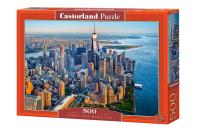 Puzzle 500 Zachód nad Manhattanem CASTOR. Wydawca: Castorland. SmakLiter.pl Opakowanie Puzzle 500 Zachód nad Manhattanem CASTOR