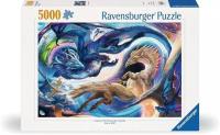 Puzzle 5000 Dragon at day and night. Wydawca: Ravensburger. SmakLiter.pl Opakowanie Puzzle 5000 Dragon at day and night
