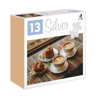 Puzzle 6 Kawa i ciastko Silver ALEX. Wydawca: Silver. SmakLiter.pl Opakowanie Puzzle 6 Kawa i ciastko Silver ALEX