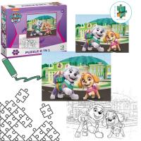 Puzzle 60 2w1 Psi Patrol. Wydawca: Dodo. SmakLiter.pl Opakowanie Puzzle 60 2w1 Psi Patrol