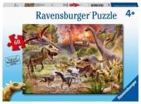 Puzzle 60 Dinozaury. Wydawca: Ravensburger. SmakLiter.pl Opakowanie Puzzle 60 Dinozaury