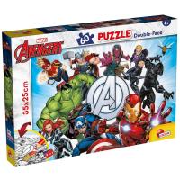 Puzzle 60 Marvel Avengers. Wydawca: Lisciani. SmakLiter.pl Opakowanie Puzzle 60 Marvel Avengers