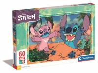 Puzzle 60 Maxi Super Kolor Stitch. Wydawca: Clementoni. SmakLiter.pl Opakowanie Puzzle 60 Maxi Super Kolor Stitch