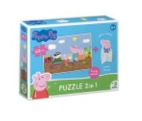 Puzzle 60 Peppa Pig with charater figure. Wydawca: Dodo. SmakLiter.pl Opakowanie Puzzle 60 Peppa Pig with charater figure