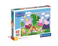 Puzzle 60 Super Kolor Peppa Pig. Wydawca: Clementoni. SmakLiter.pl Opakowanie Puzzle 60 Super Kolor Peppa Pig