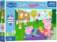 Opakowanie Puzzle 60 Super Shape XXL Świnka Peppa TREFL